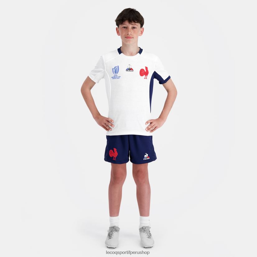 ropa niños Le Coq Sportif réplica camiseta xv de france - copa del mundo de rugby 2023 blanco VR62VR695 - Le Coq carta