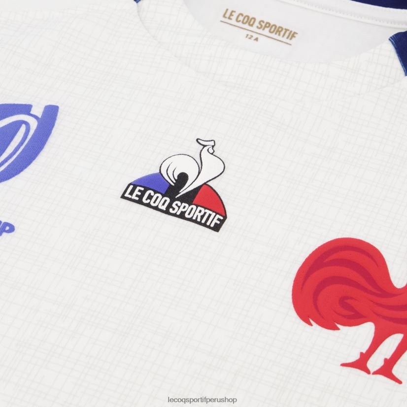 ropa niños Le Coq Sportif réplica camiseta xv de france - copa del mundo de rugby 2023 blanco VR62VR695 - Le Coq carta