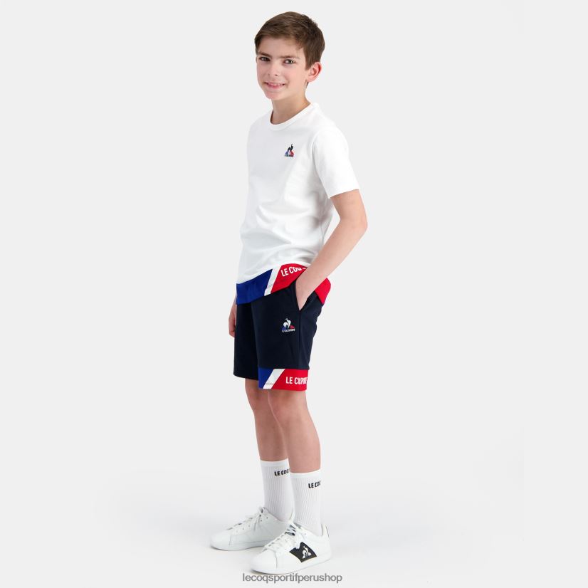 ropa niños Le Coq Sportif pantalones cortos azul VR62VR407 - Le Coq carta