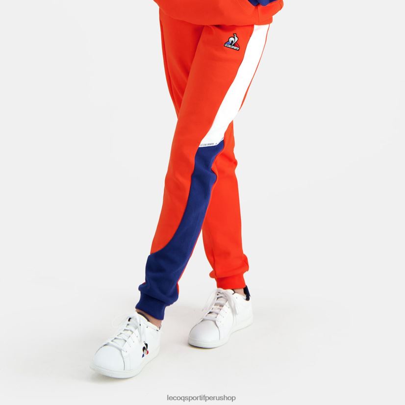 ropa niños Le Coq Sportif pantalones naranja VR62VR642 - polos Le Coq sportif Peru