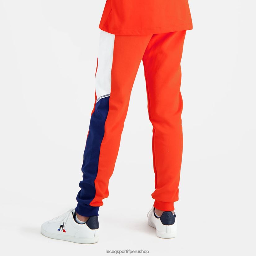 ropa niños Le Coq Sportif pantalones naranja VR62VR642 - polos Le Coq sportif Peru