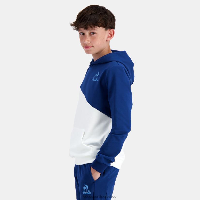 Le Coq shop - ropa niños Le Coq Sportif sudadera con capucha azul VR62VR395