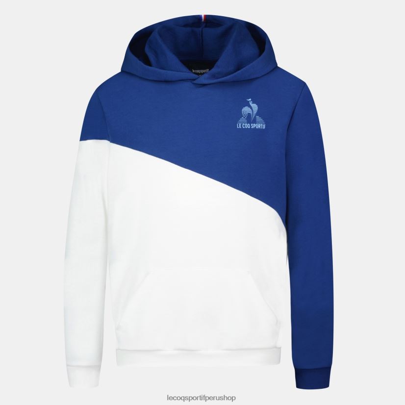 Le Coq shop - ropa niños Le Coq Sportif sudadera con capucha azul VR62VR395