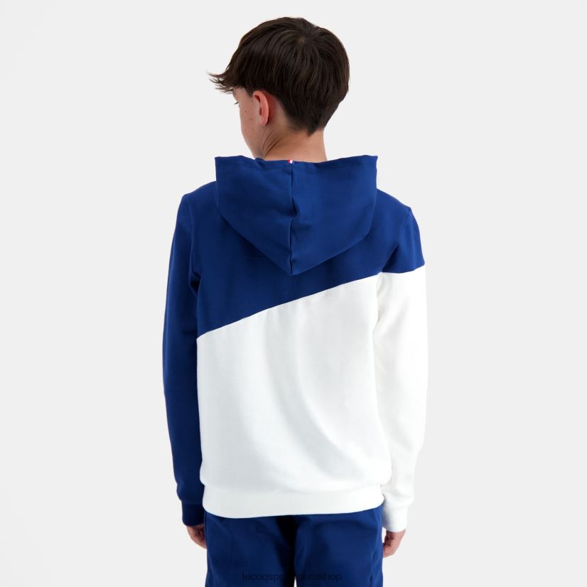 Le Coq shop - ropa niños Le Coq Sportif sudadera con capucha azul VR62VR395