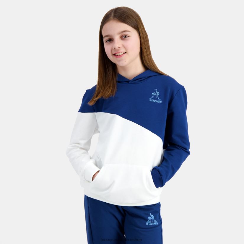 Le Coq shop - ropa niños Le Coq Sportif sudadera con capucha azul VR62VR395