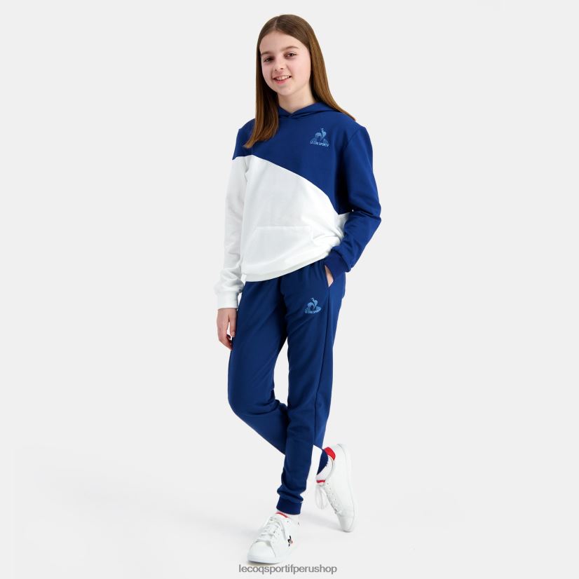 Le Coq shop - ropa niños Le Coq Sportif sudadera con capucha azul VR62VR395