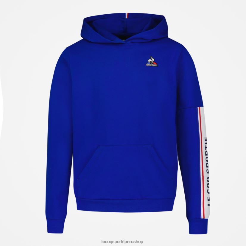 casacas Le Coq sportif - ropa niños Le Coq Sportif sudadera con capucha azul VR62VR653