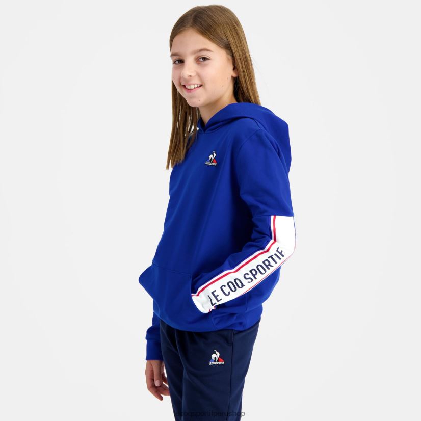 casacas Le Coq sportif - ropa niños Le Coq Sportif sudadera con capucha azul VR62VR653