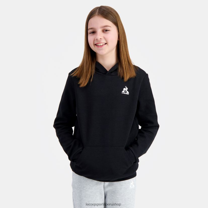 ropa niños Le Coq Sportif sudadera con capucha negra VR62VR399 - Le Coq sportif zapatillas hombre