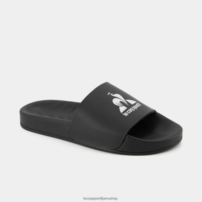 Le Coq sportif zapatillas - zapatos niños Le Coq Sportif diapositivas hechas en francia negro VR62VR426