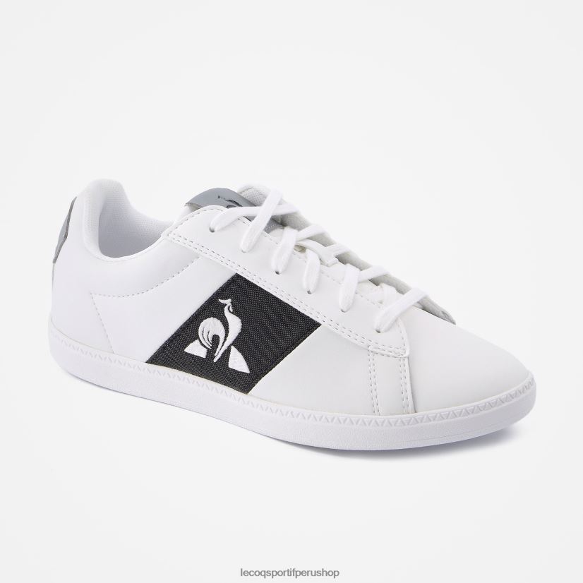 zapatos niños Le Coq Sportif zapato courtclassic junior 2 tonos blanco VR62VR687 - Le Coq shoes sales