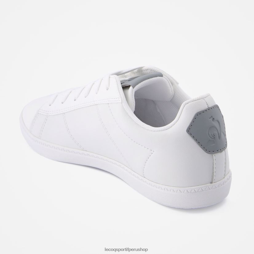 zapatos niños Le Coq Sportif zapato courtclassic junior 2 tonos blanco VR62VR687 - Le Coq shoes sales