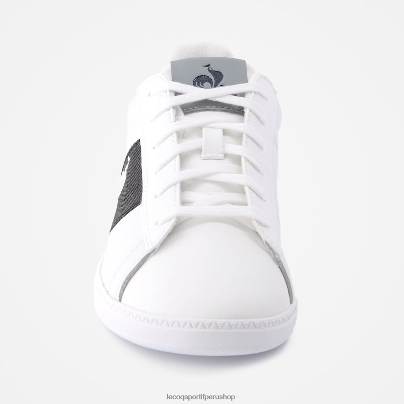 zapatos niños Le Coq Sportif zapato courtclassic junior 2 tonos blanco VR62VR687 - Le Coq shoes sales